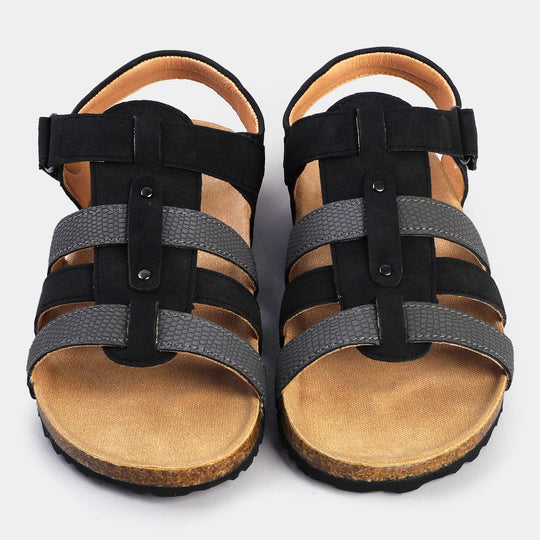 Boys Sandal 108-1-Grey/Black