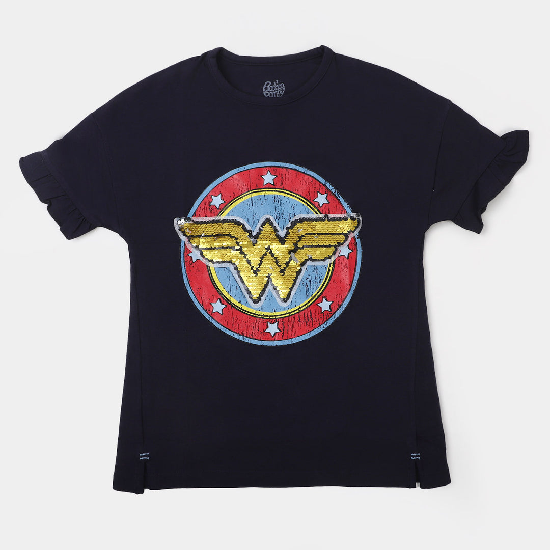 Girls T-Shirt Wonder - Navy Blue