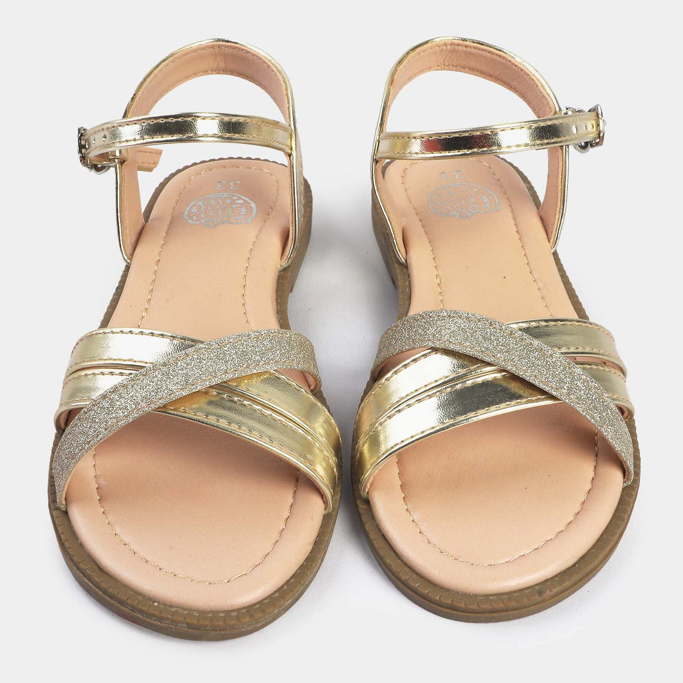 Girls Sandals 456-59-Golden