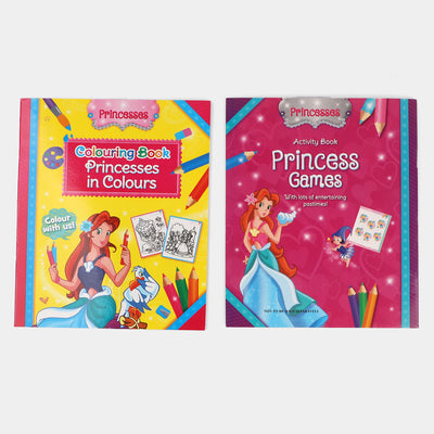 Princess Activity Books & stickers Pack For Girls