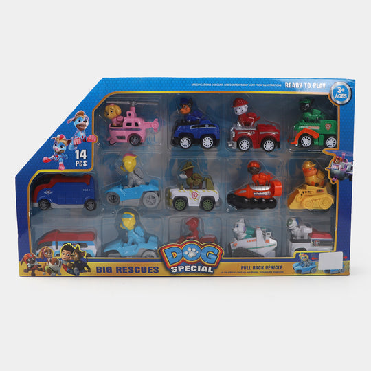 Action Character Cars Play Set For kids