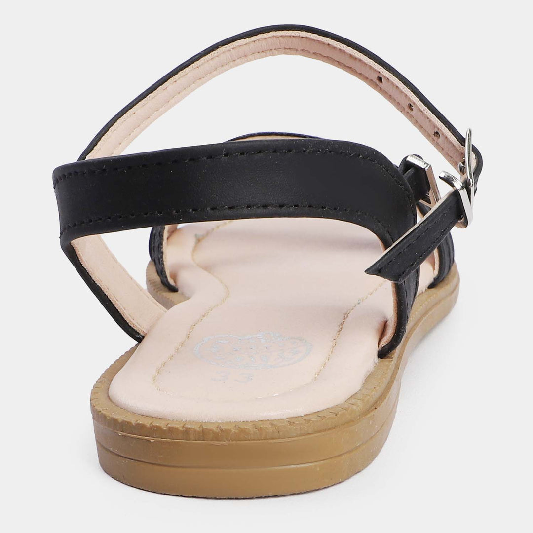 Girl Sandal 456-59-BLACK