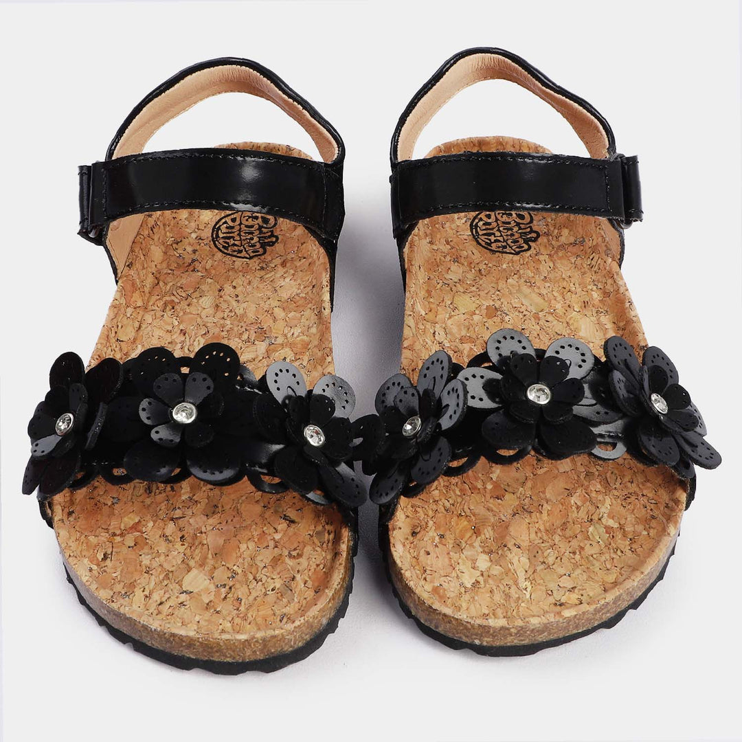 Girls Sandal 20-5-BLACK