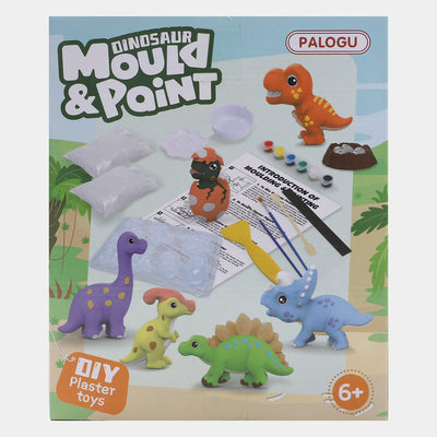 Dino Mould & Paint Diy Set For Kids