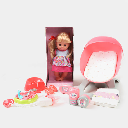 12 Sound Modern baby Doll Play Set For Kids Price in Pakistan