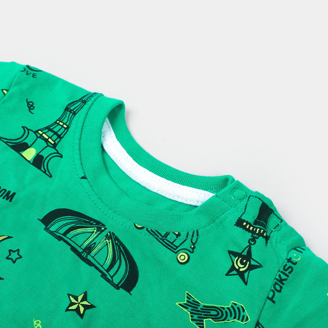 Infant Boys T-Shirt Pakistan - Fern Green