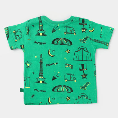 Infant Boys T-Shirt Pakistan - Fern Green