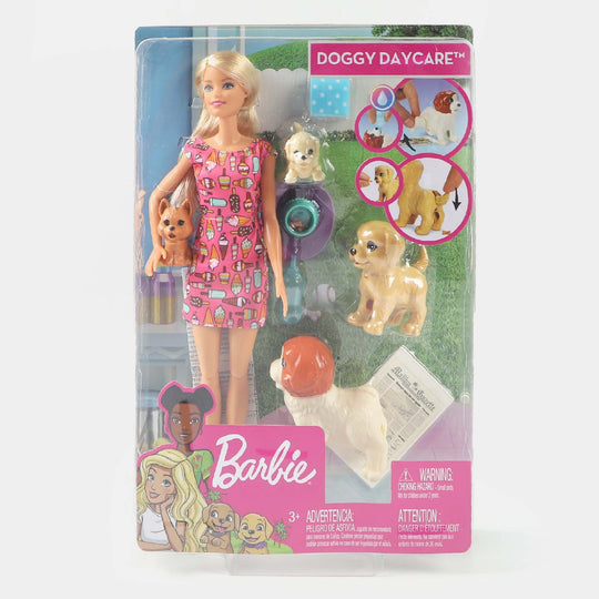 Barbie Doll Doggy Day Care Play Set For Girls