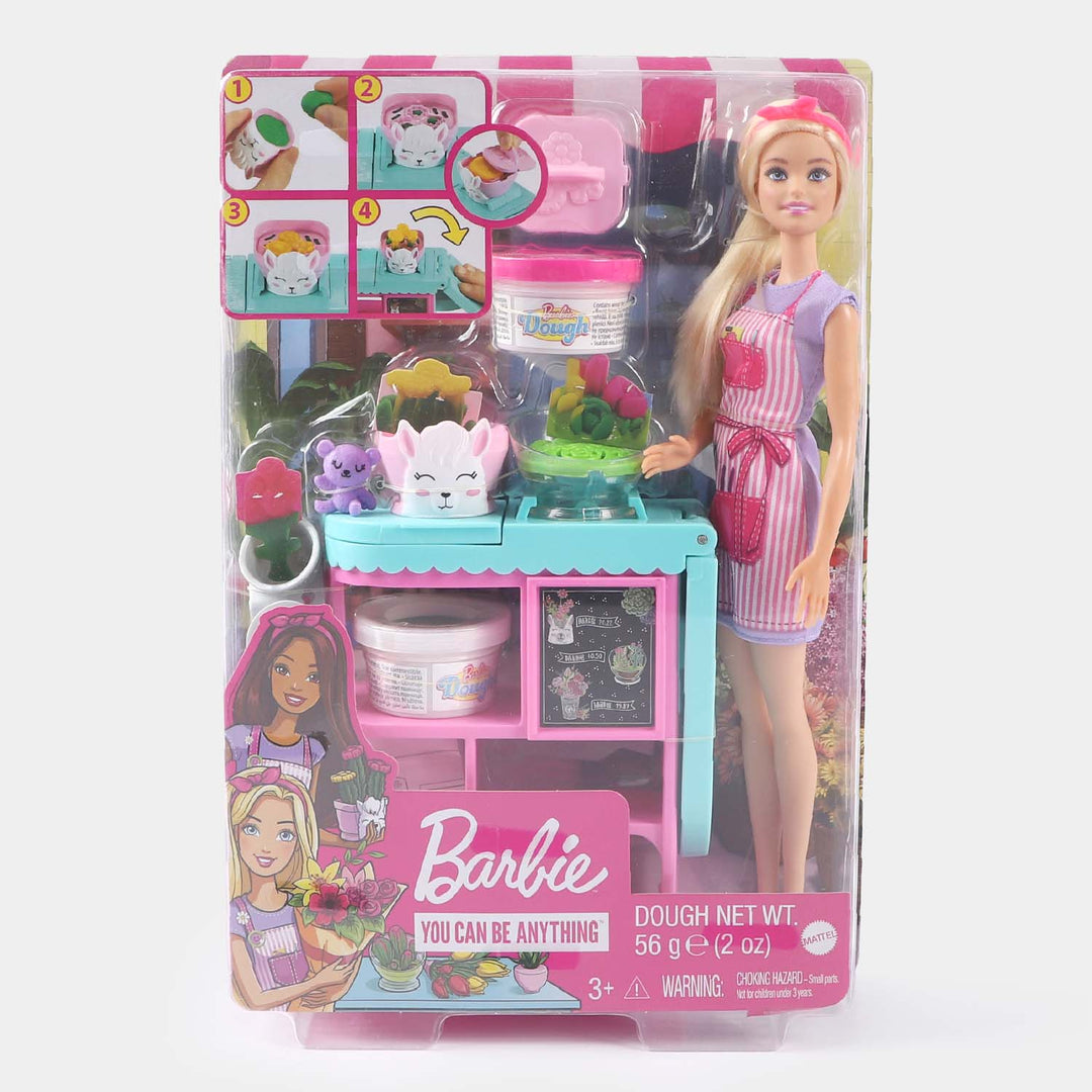 Barbie Doll With Play Dough Set