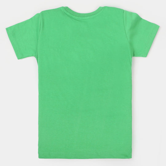 Girls T-Shirt Jashn-E-Azadi Pakistan CLASSIC GREEN