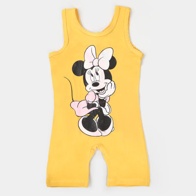 Girls Swimming Suit Mini Yellow