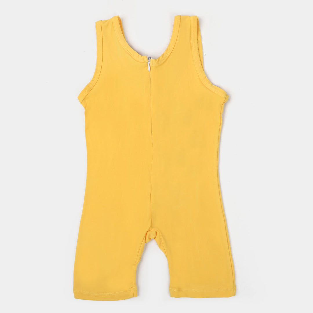 Girls Swimming Suit Mini Yellow