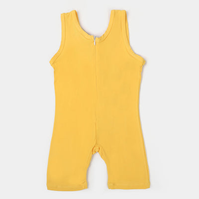 Girls Swimming Suit Mini Yellow