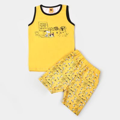 Boys 2Pc Swimming Suit Snoop Citrus