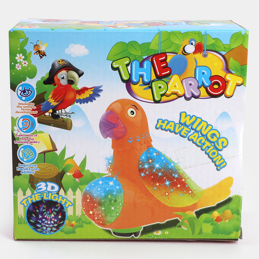 Cute Parrot Light & Music For Kids