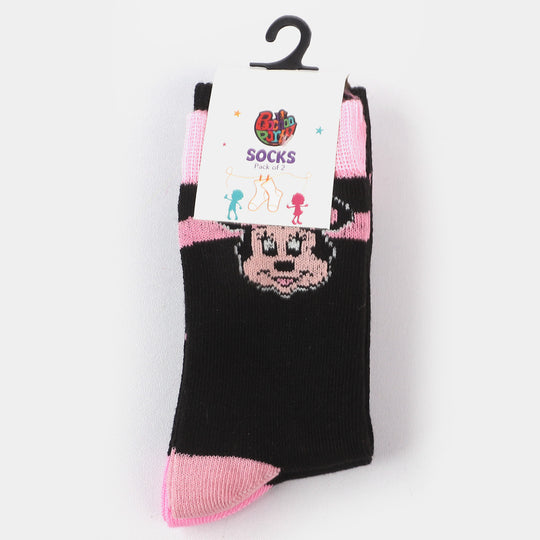 Girls Socks Pack of 2 -mIX