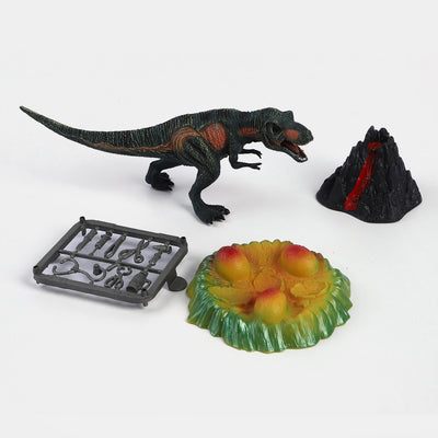Dinosaur With Volcano & Egg Nest Play Set For Kids