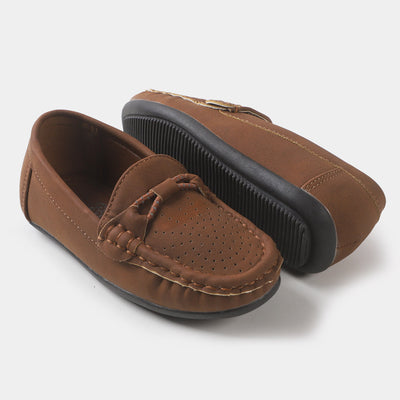 Boys loafers 202109-6 - BROWN