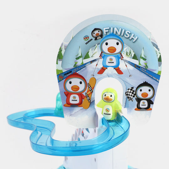 Ice Penguin 2 IN 1 Slide Game & Piano For Kids