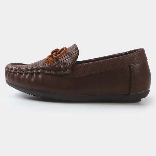 Boys loafers 202109-9 - BROWN