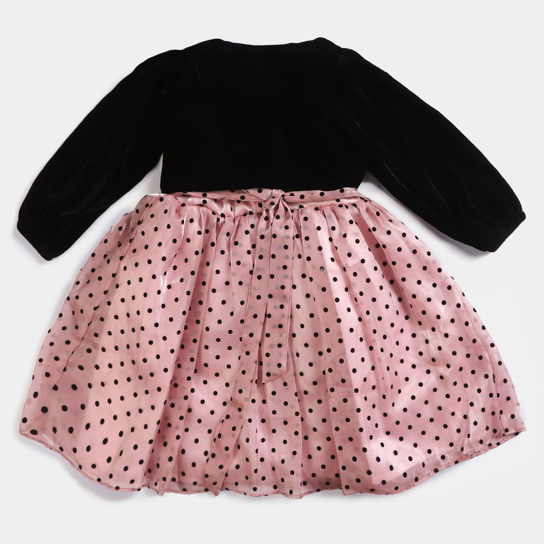 Girls Fancy Frock Grace - Peach