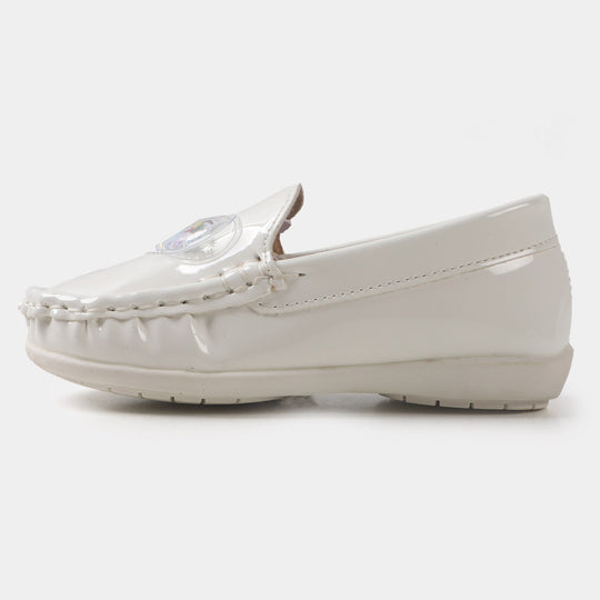 Girls Loafers 202109-2 - White