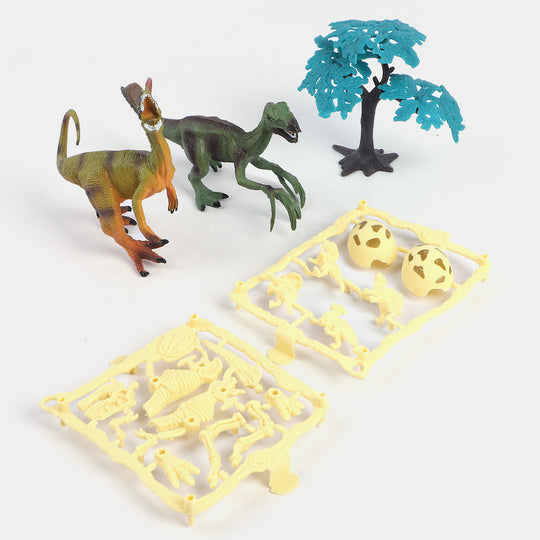 Dinosaurs With Skeleton Play Set For Kids