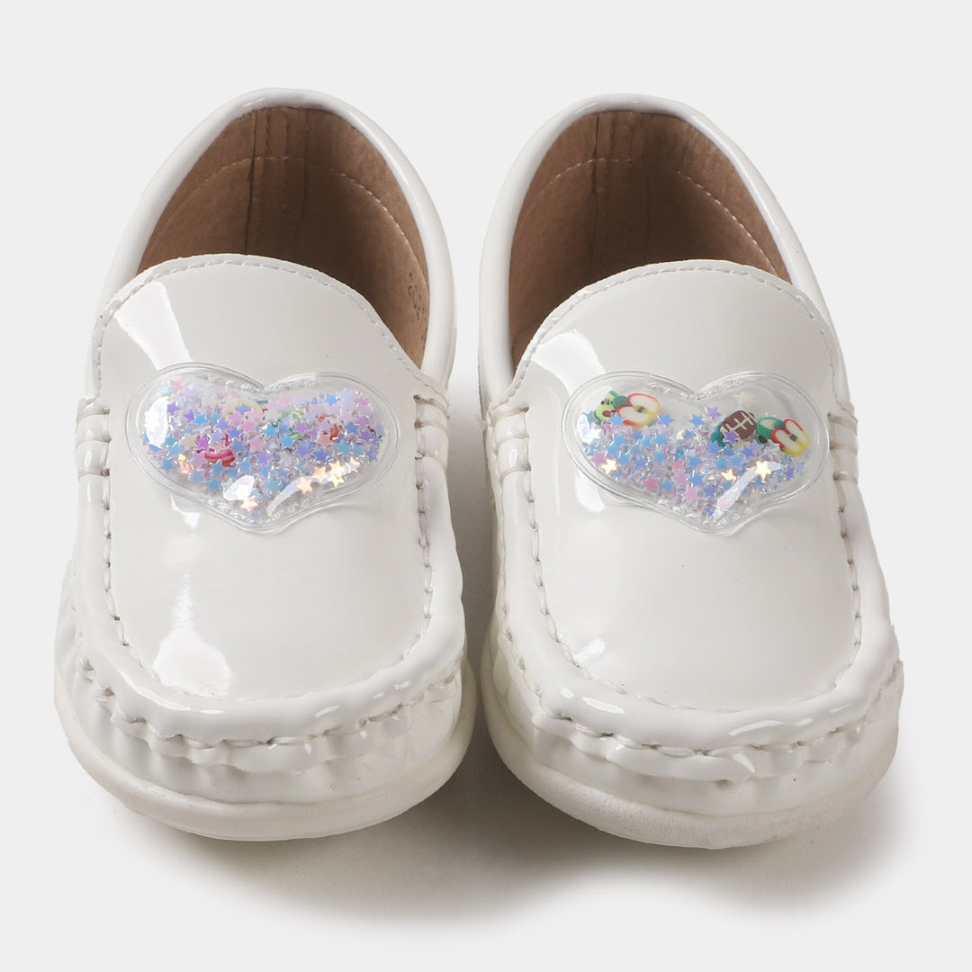 Girls Loafers 202109-2 - White