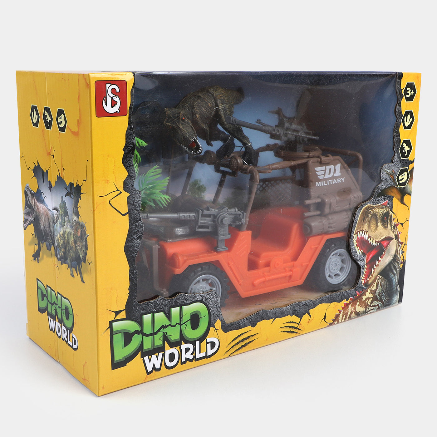 Dinosaur With Weapon Car Play For Kids