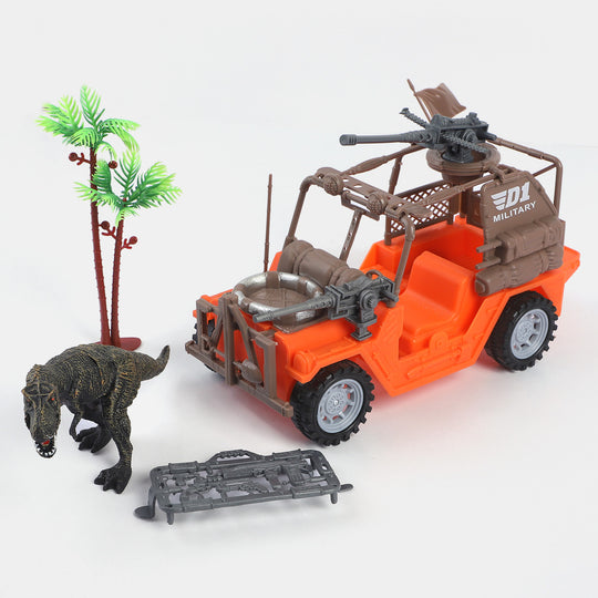 Dinosaur With Weapon Car Play For Kids