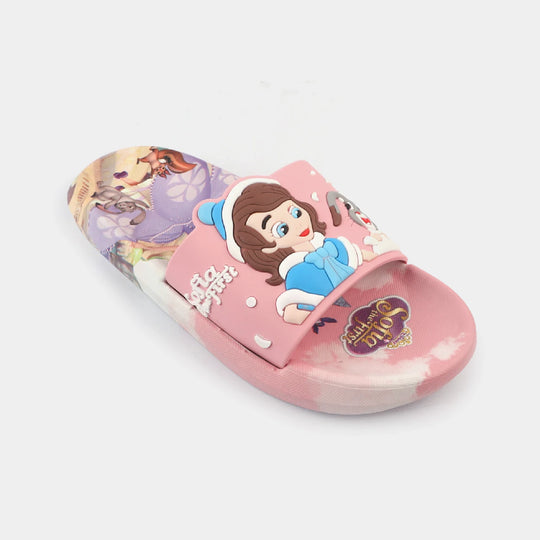 CHARACTER Girls SLIPPERS -Pink