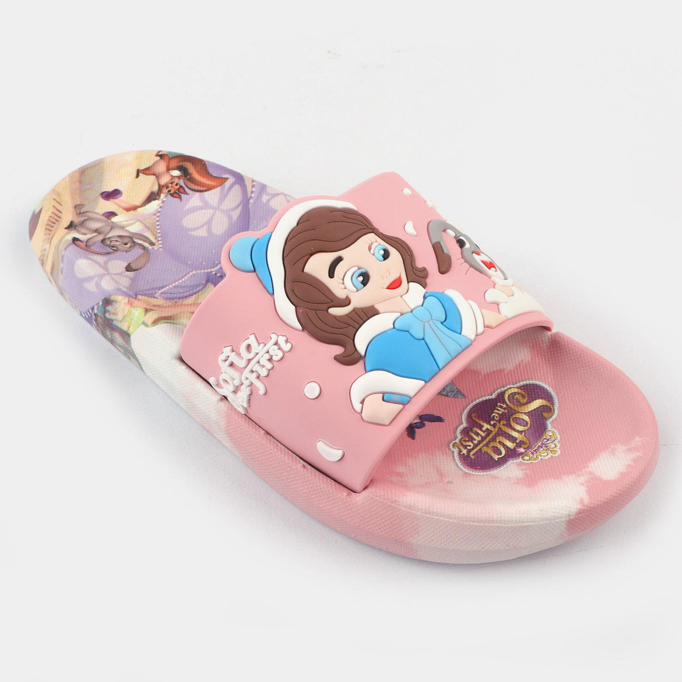 CHARACTER Girls SLIPPERS -Pink