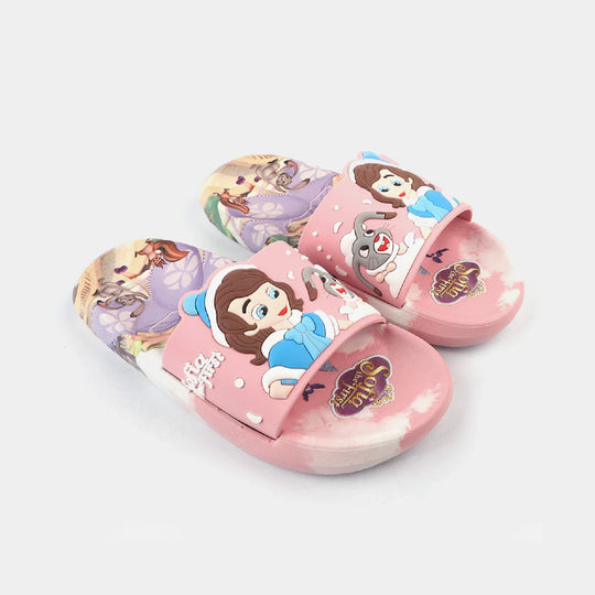 CHARACTER Girls SLIPPERS -Pink