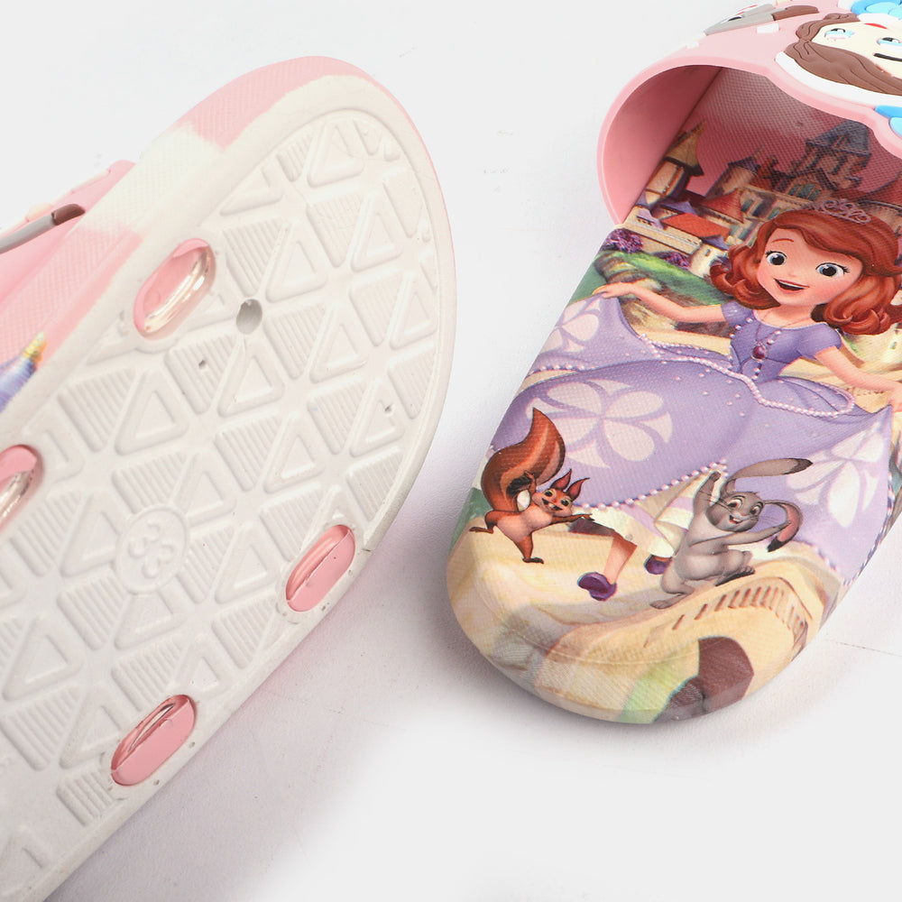 CHARACTER Girls SLIPPERS -Pink