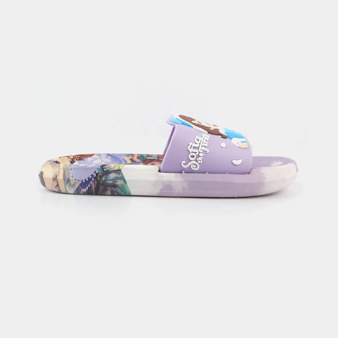 Character Girls Slippers-Purple