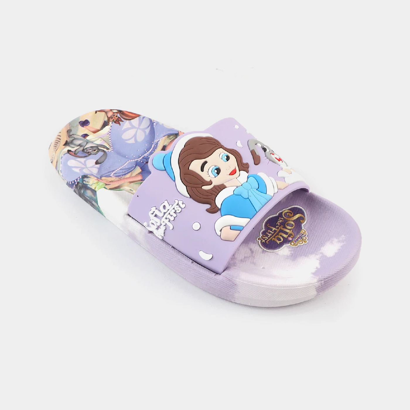 Character Girls Slippers-Purple