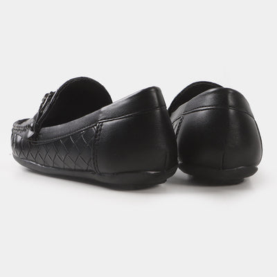 Boys loafers 202109-8 - BLACK