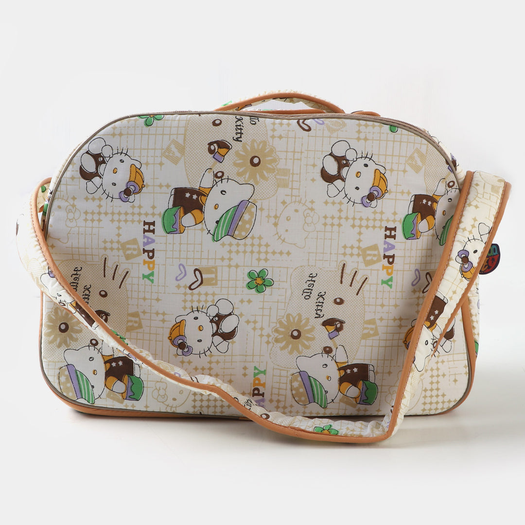 Baby Care Traveling Mother Printed Bag | Brown