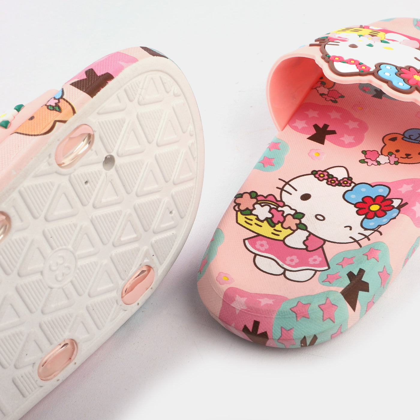 Girls Slippers DF-111-Pink