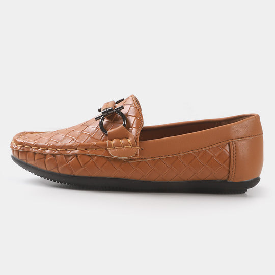 Boys loafers 202109-8 - CAMEL