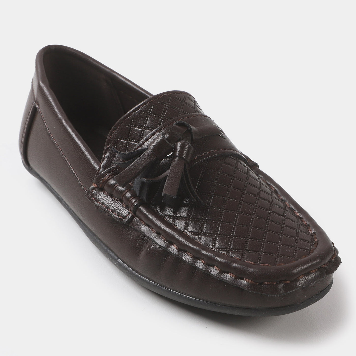 Boys loafers 202109-5 - COFFEE