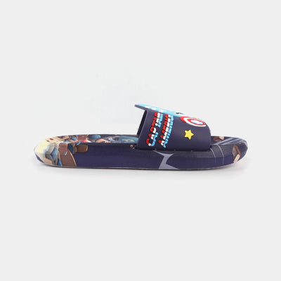 Character Boys Slippers-Navy