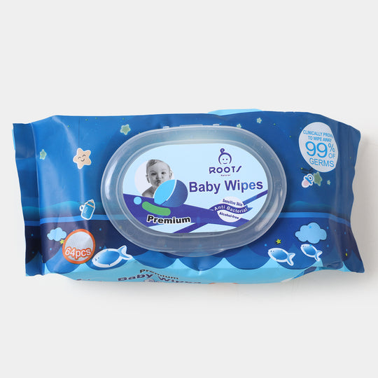 Roots Premium Baby Wipes- 64 PCs