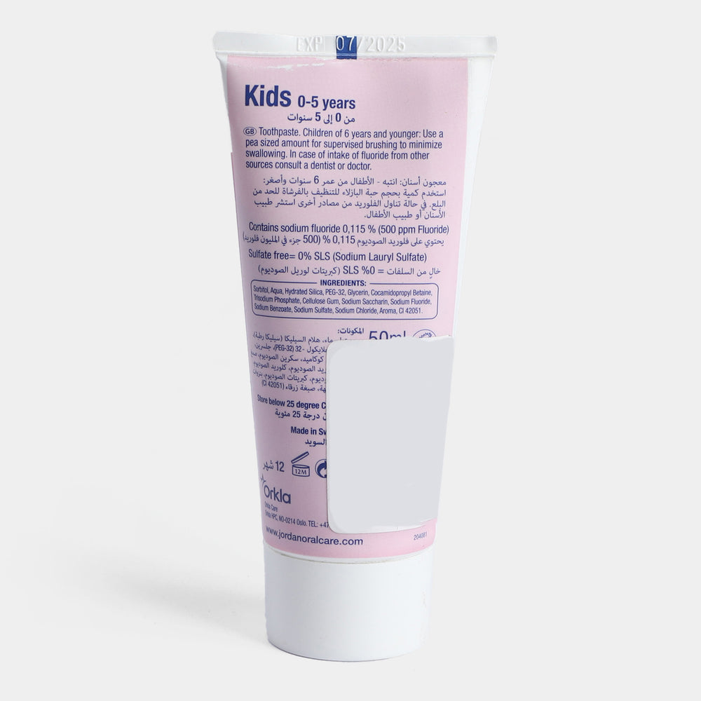 Jordan Kids Toothpaste 50ml