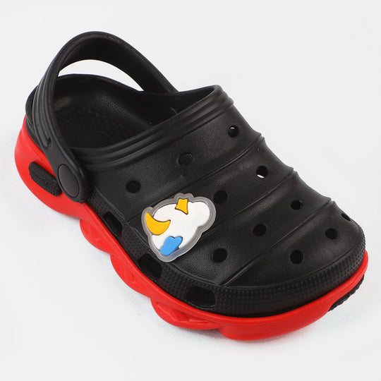 Teen Boys Clogs R23-1-BLACK