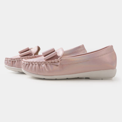 Girls Loafers 202109-1 - Pink