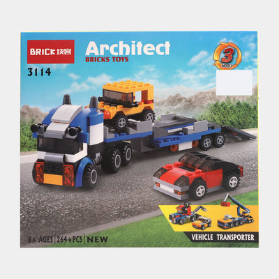 Vehicle Bricks Play Set | 264+PCS