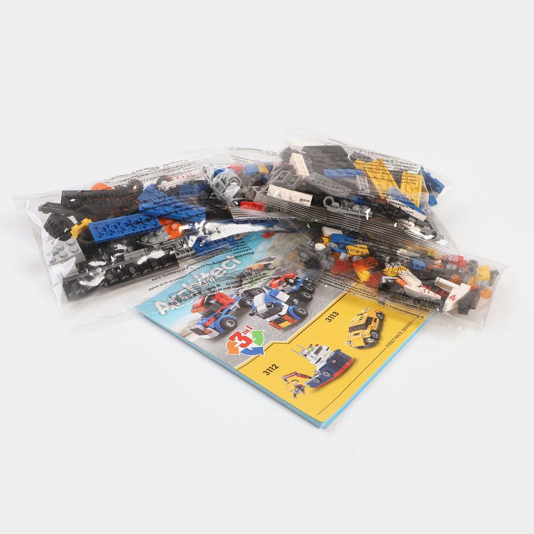 Vehicle Bricks Play Set | 264+PCS