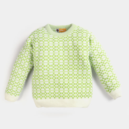 Boys Knit Sweater - Green