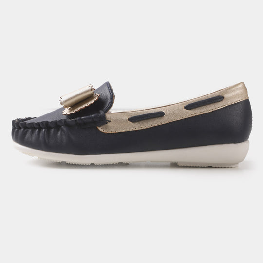 Girls Loafers 25-34 - NAVY